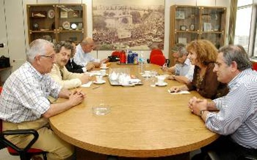 Στιγμιότυπο από τη συνάντηση