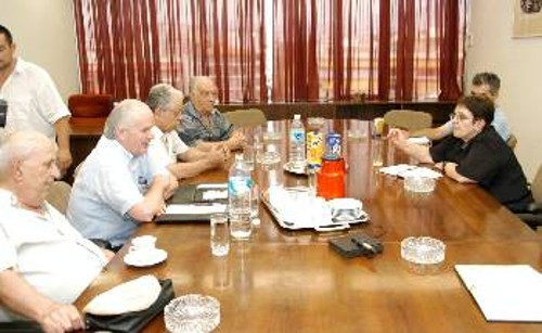 Από τη χτεσινή συνάντηση