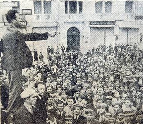 Από τις απεργιακές κινητοποιήσεις του Μάη του 1936 στη Θεσσαλονίκη