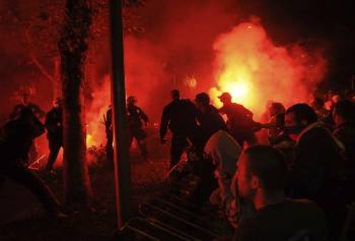 Από τις διαδηλώσεις στο Μαυροβούνιο