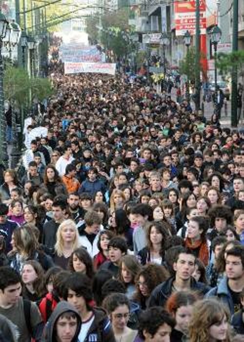Από τις περσινές μεγαλειώδεις κινητοποιήσεις των μαθητών