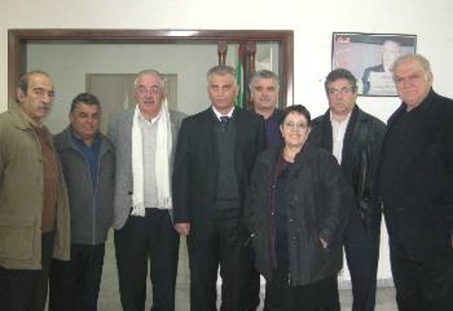 Από τη συνάντηση της αντιπροσωπείας του ΚΚΕ με το Κόμμα του Λαού της Παλαιστίνης