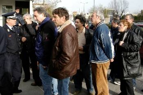 Από τη χτεσινή διαμαρτυρία των ταξικών δυνάμεων