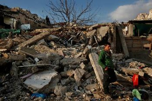 Καταστραμμένο αραβικό σπίτι στην Ιερουσαλήμ