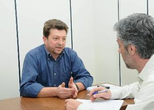 Από τη συζήτηση με τον Θ. Κούτρα