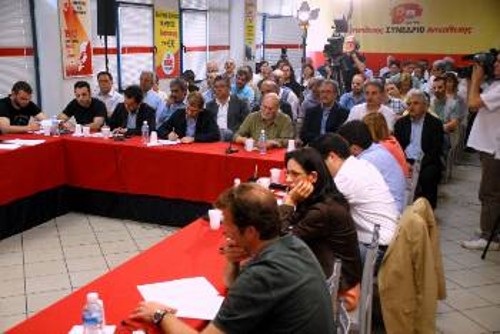 Από τη συζήτηση με τους δημοσιογράφους