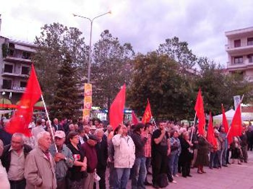 Από τη συγκέντρωση στο Κιλκίς