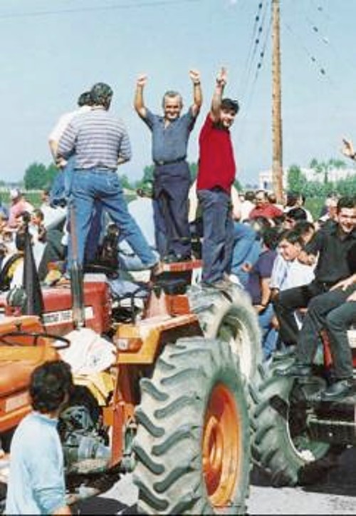 Οι βαμβακοπαραγωγοί Καρδίτσας σε προηγούμενο συλλαλητήριο