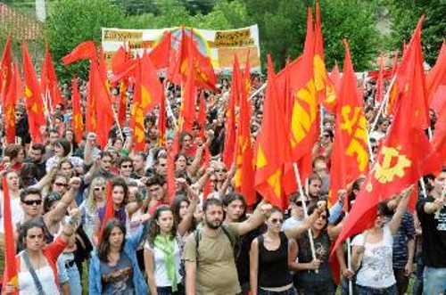 Από εκδήλωση σε προηγούμενο Αντιιμπεριαλιστικό Διήμερο