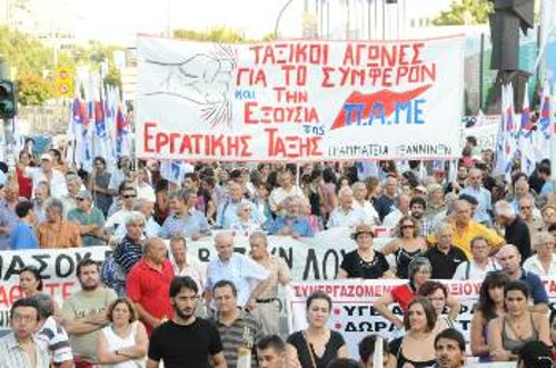 Ρωμαλέοι ταξικοί αγώνες, σε ενιαίο μέτωπο όλων των εργαζομένων, είναι η μόνη απάντηση που μπορεί να πιάσει τόπο απέναντι στην επιθετικότητα της κυβέρνησης και όσων στηρίζουν τη στρατηγική της
