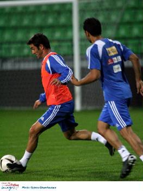 Ερωτηματικό παραμένει η συμμετοχή του Γιώργου Καραγκούνη στο σημερινό κρίσιμο αγώνα της Εθνικής με τη Μολβαδία