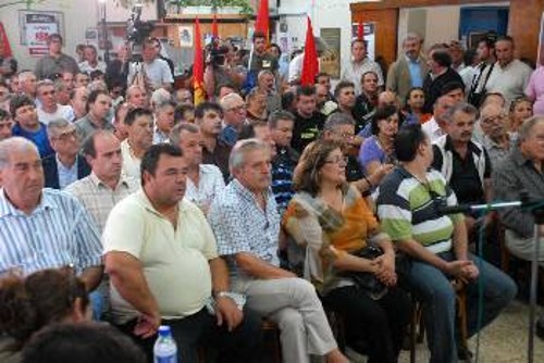 Κατάμεστη η αίθουσα της ΠΕΜΕΝ