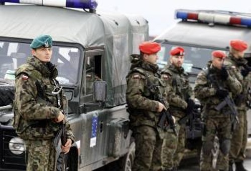Η δύναμη κατοχής της ΕΕ στη Βοσνία - Ερζεγοβίνη, για να εμπεδώνεται το «δεύτερο Ντέιτον», δηλαδή η ιμπεριαλιστική «ειρήνη»