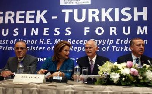 14/5/2010: Το Ελληνοτουρκικό Επιχειρηματικό Φόρουμ, όταν ο πρωθυπουργός της Τουρκίας Τ. Ερντογάν επισκέφτηκε την Αθήνα, δρομολόγησε τις εξελίξεις