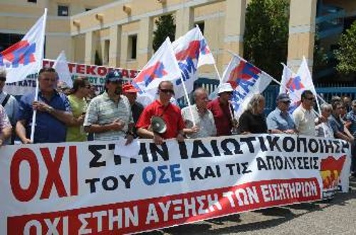 Μονόδρομος για τους εργαζόμενους η ταξική οργάνωση της πάλης τους