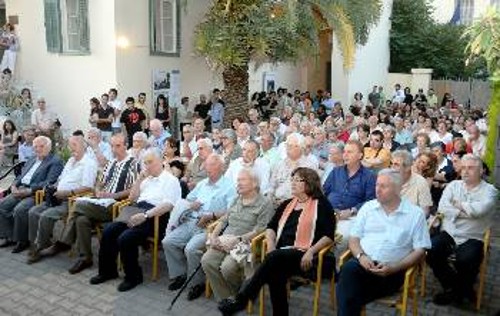 Από την εκδήλωση των ΠΕΜΕΝ - ΠΕΚΑΜ - ΝΑΤ στο Μουσείο Μακρονήσου για τον Δημήτρη Τατάκη