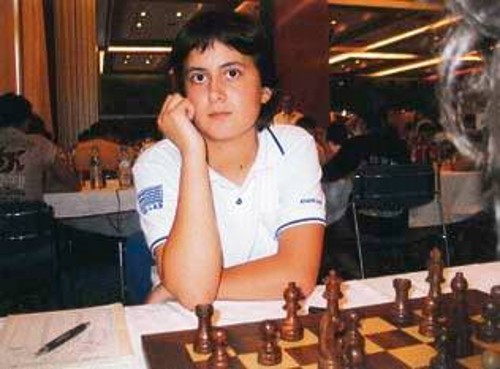 Η καλύτερη σκακίστρια του «Ικαρος 2010» και πρωταθλήτρια του Ανοιχτού, Ζωή Ιορδανίδου