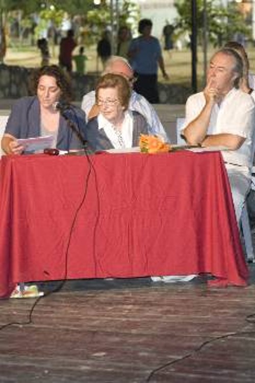 Από τη βιβλιοπαρουσίαση στο πλαίσιο της εκδήλωσης για τον Β. Ρώτα