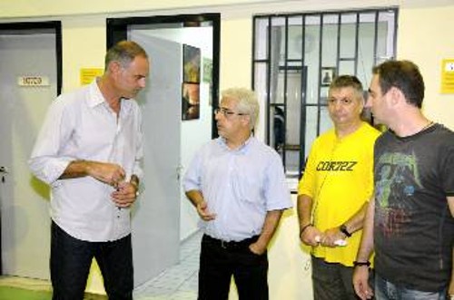 Από την περιοδεία του Ν. Σοφιανού στις αθλητικές εγκαταστάσεις στο Γουδή