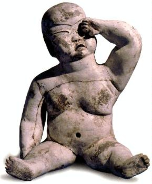«Παιδικά πρόσωπα» ονομάζονται αγαλματίδια από πέτρα ή τερακότα που απεικονίζουν παιδικές μορφές χωρίς φύλο και έχουν «στρογγυλεμένα» σώματα
