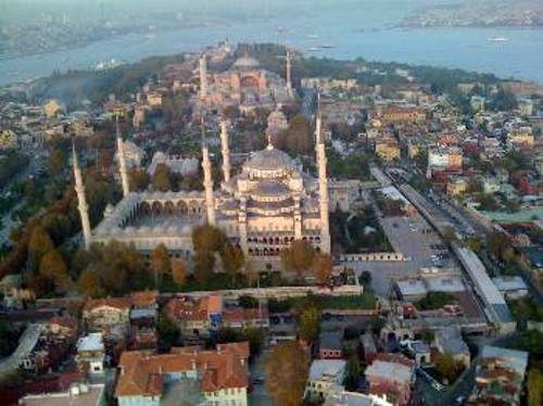Πανοραμική άποψη της Κωνσταντινούπολης