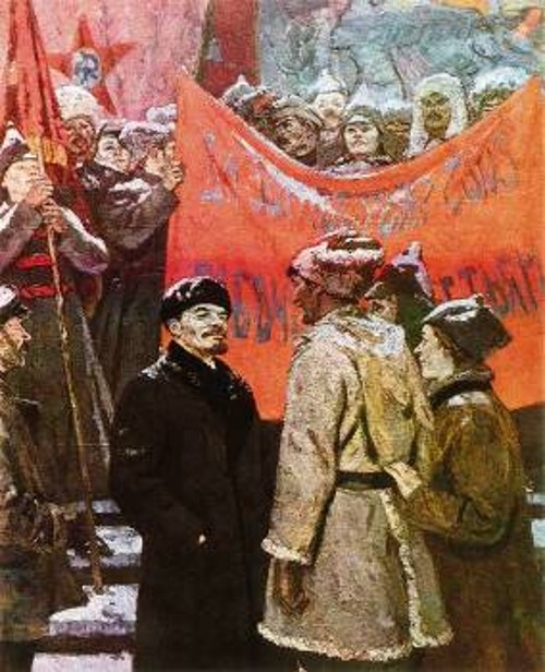 Ο Β. Ι. Λένιν το 1919 (έργο του Ντ. Ναλμπατζιάν)