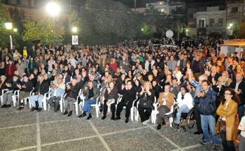 Από τη χτεσινή συγκέντρωση στην Κοκκινιά