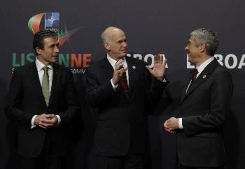 Ο Γ. Παπανδρέου στη σύνοδο της λυκοσυμμαχίας