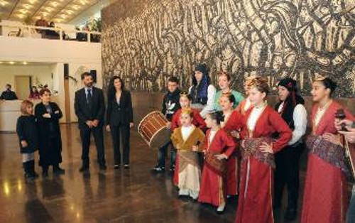 Η Ενωση Ποντίων, την περασμένη Παρασκευή, στον Περισσό