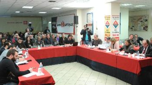 Από τη συζήτηση με τους δημοσιογράφους