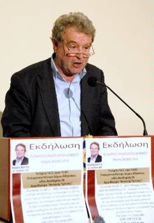 Ο Αγγελος Βρεττός, υποψήφιος πρόεδρος του ΔΣΑ με την «Αγωνιστική Συσπείρωση Δικηγόρων»