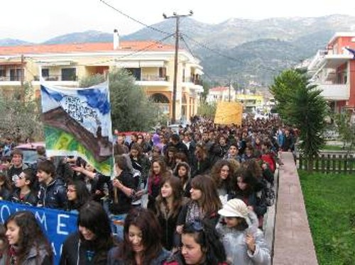 Από τη χτεσινή κινητοποίηση στη Σάμο