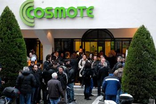 Η συμφωνία στην «Cosmote» βεβαιώνει ότι η εργοδοσία εντείνει την επίθεση στις Συμβάσεις για να μειώσει πολύπλευρα τα εργατικά δικαιώματα
