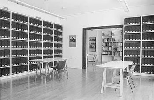 Αποψη του αναγνωστηρίου του Φωτογραφικού Αρχείου