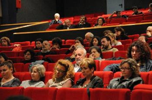 Από την εκδήλωση στον κινηματογράφο «Τριανόν»