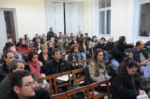 Στιγμιότυπο από τη χτεσινή σύσκεψη
