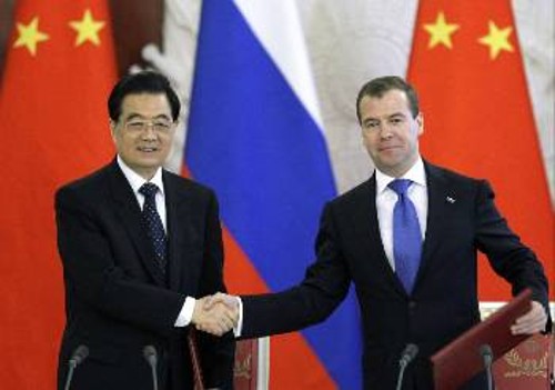 Από τη συνάντηση των προέδρων Κίνας και Ρωσίας