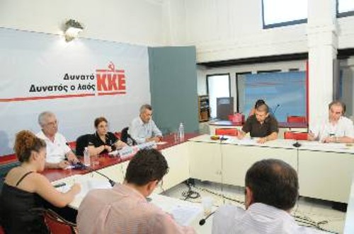 Από τη χτεσινή συνέντευξη Τύπου