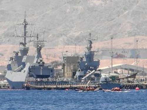 Τη μόνιμη παρουσία πλοίων του ελληνικού Πολεμικού Ναυτικού στην Ανατολική Μεσόγειο ζήτησε ο Ισραηλινός Πρόεδρος, λόγω της «αναταραχής που υπάρχει στη γεωστρατηγική της περιοχής»