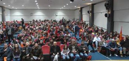 Από την εκδήλωση στην αίθουσα του δήμου