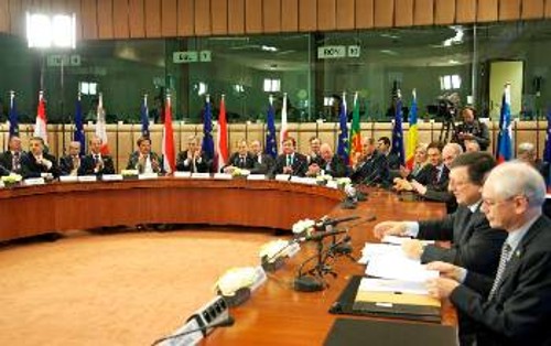 Από τις εργασίες της Συνόδου της λυκοσυμμαχίας στις Βρυξέλλες