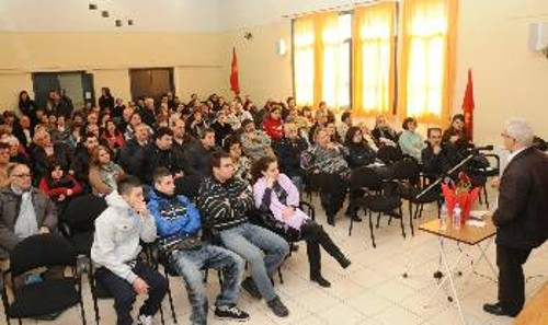 Από τη συγκέντρωση της Κυριακής