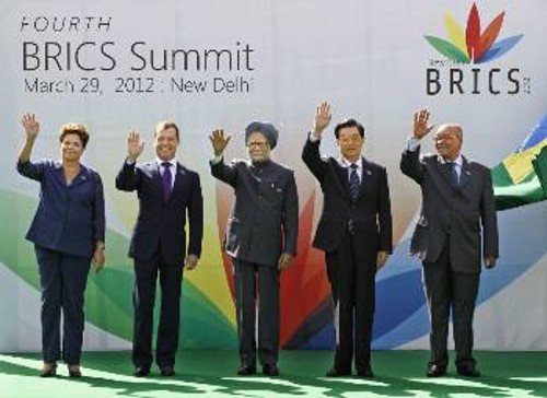 Οι ηγέτες των χωρών του BRICS