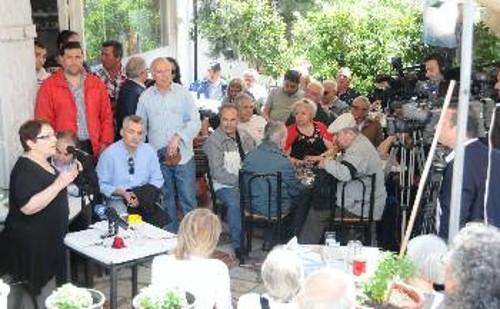 Από τη συγκέντρωση στο Μπραχάμι