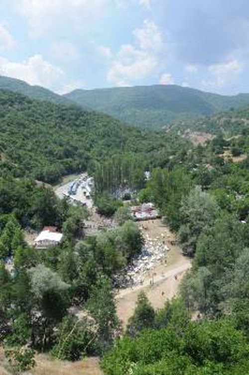 Ο χώρος της κατασκήνωσης