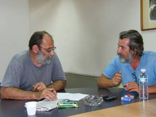 Από τη συζήτηση με τον Γ. Σιφωνιό