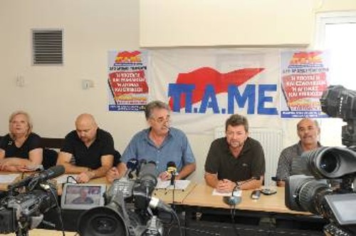 Από τη χτεσινή συνέντευξη Τύπου