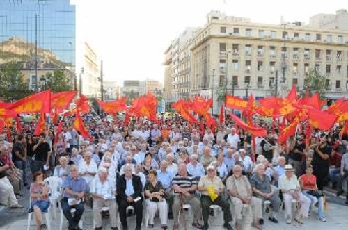 Από την εκδήλωση τιμής και μνήμης, στα Προπύλαια
