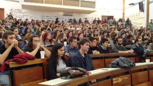 Στιγμιότυπο από το πολυπληθές κοινό της εκδήλωσης
