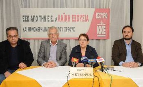 Από τη συνέντευξη Τύπου στη Λάρισα